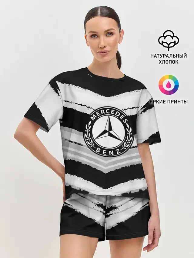 Женская пижама с шортами
