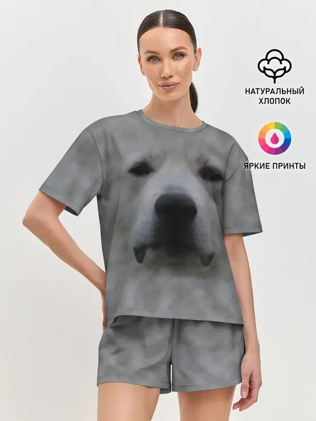 Женская пижама с шортами