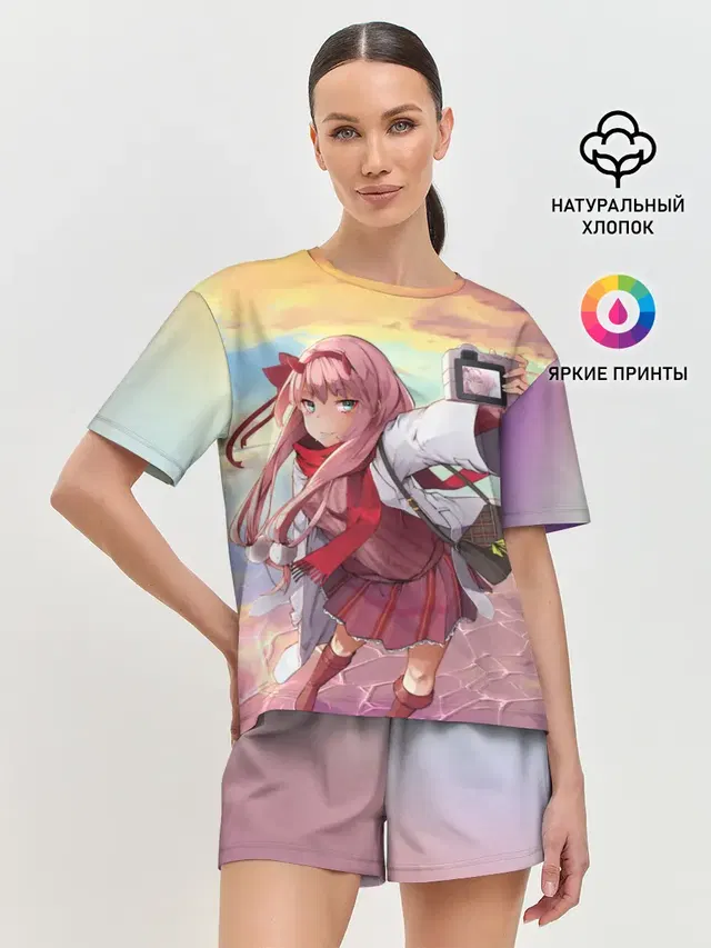 Женская пижама с шортами