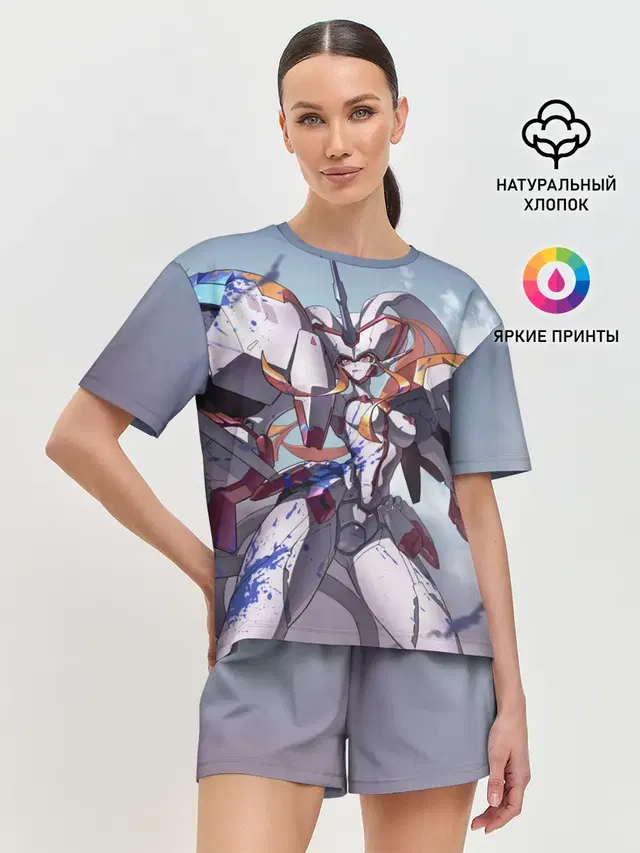 Женская пижама с шортами