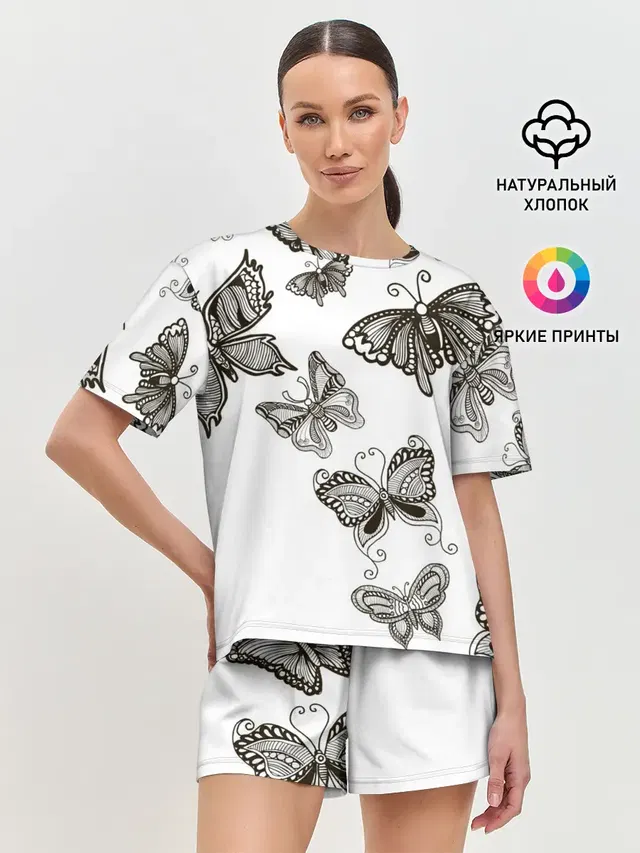 Женская пижама с шортами