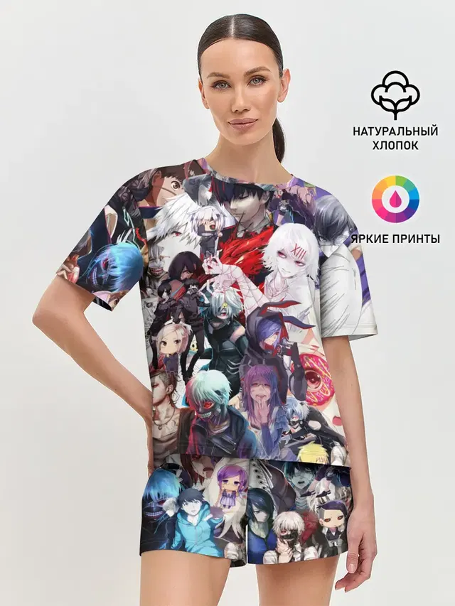Женская пижама с шортами