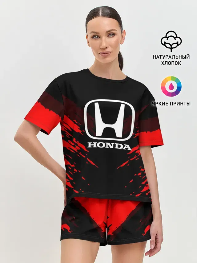 Женская пижама с шортами