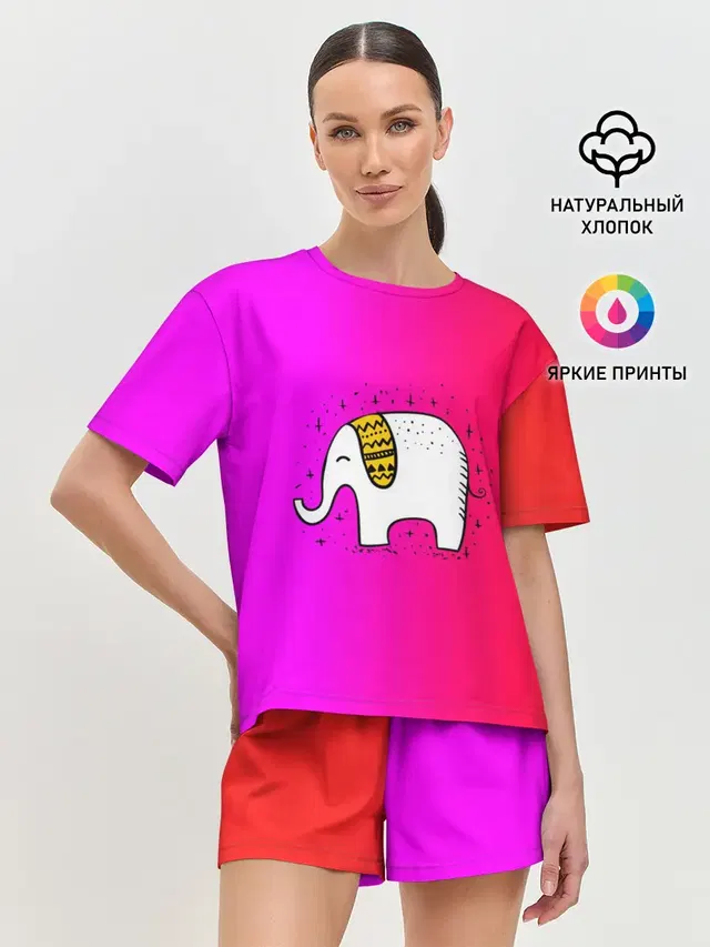 Женская пижама с шортами