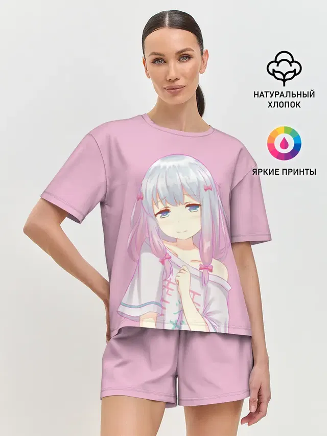 Женская пижама с шортами