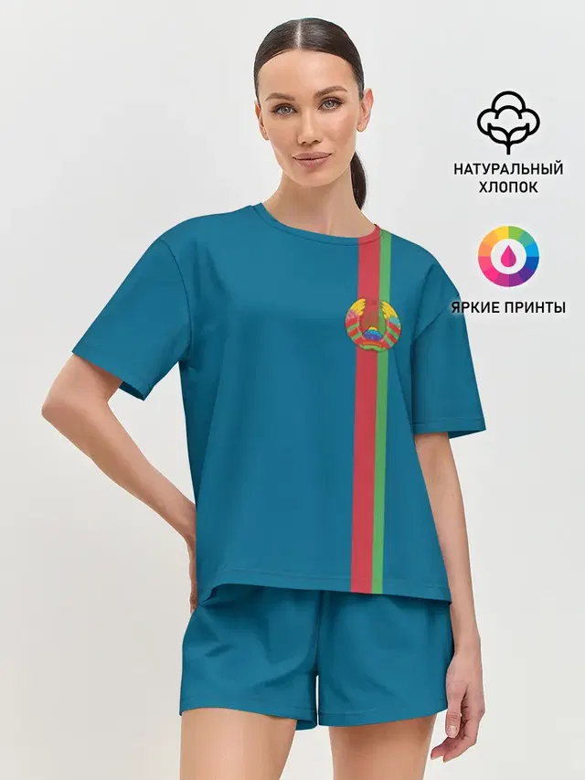 Белоруссия, лента с гербом