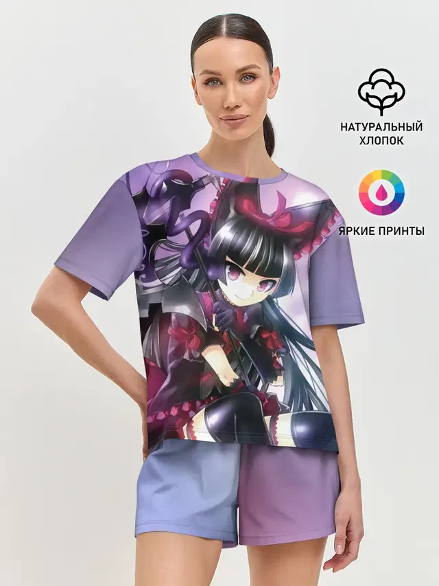Женская пижама с шортами