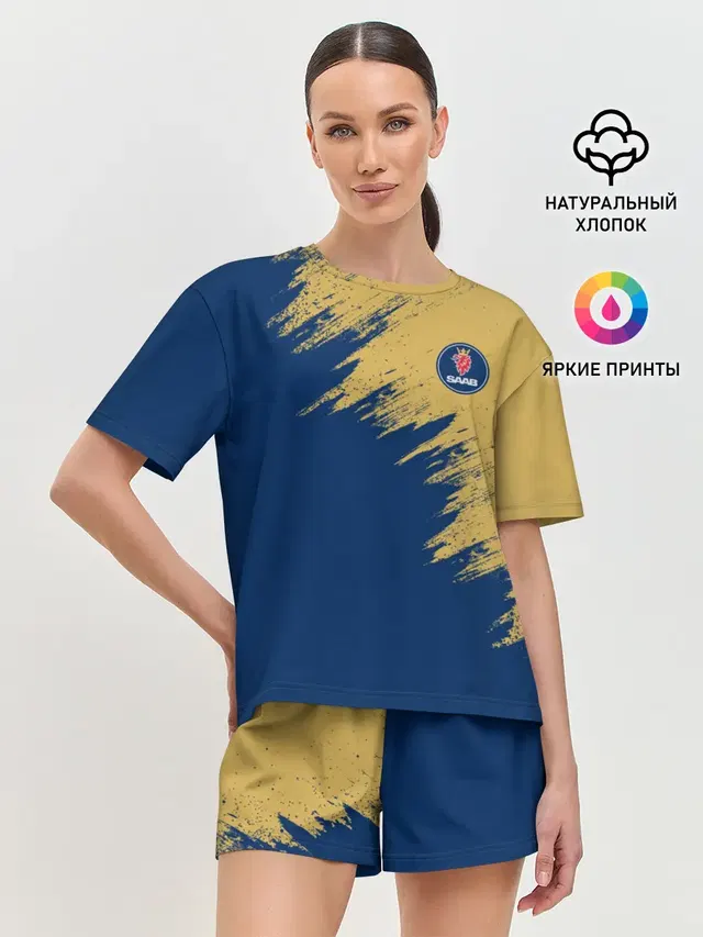 Женская пижама с шортами