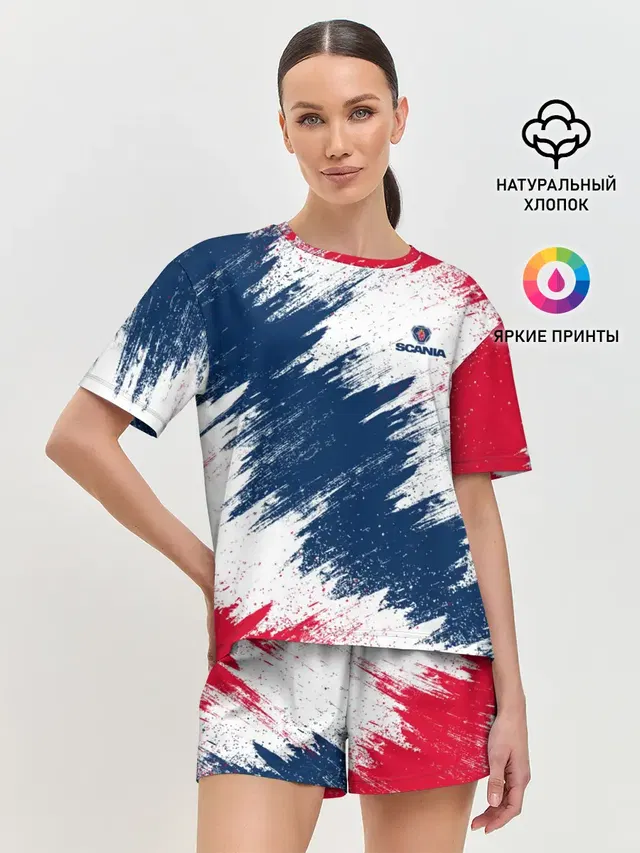 Женская пижама с шортами