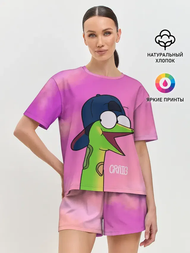 Женская пижама с шортами