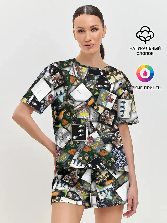 Женская пижама с шортами