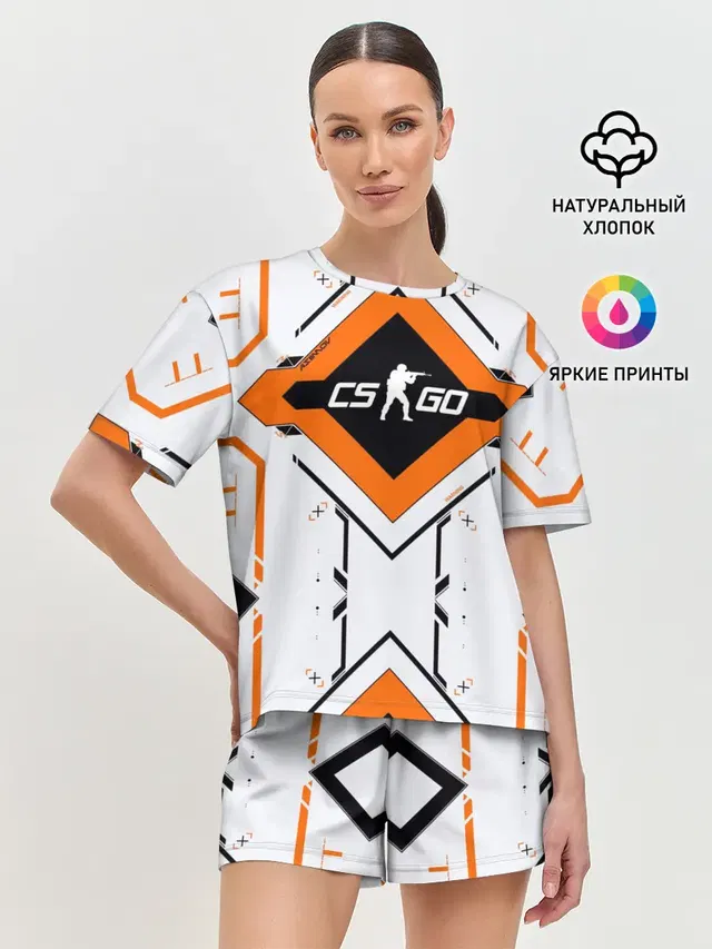 Женская пижама с шортами