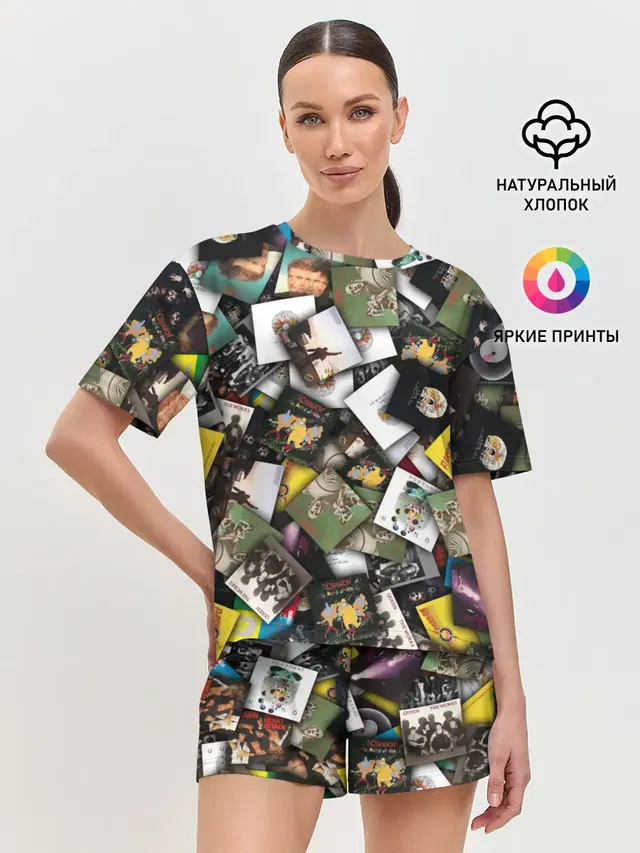 Женская пижама с шортами