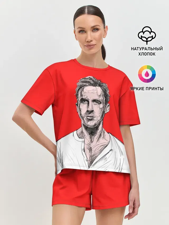 Женская пижама с шортами