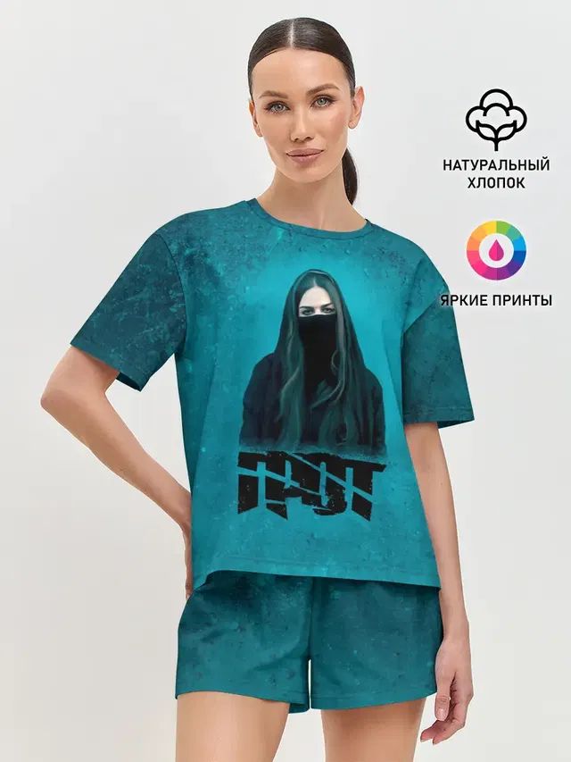 Женская пижама с шортами