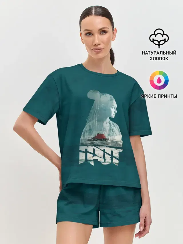 Женская пижама с шортами