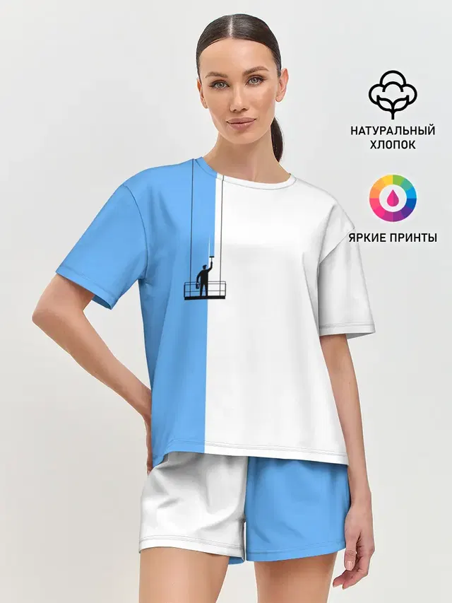 Женская пижама с шортами