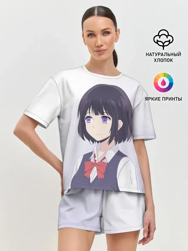 Женская пижама с шортами