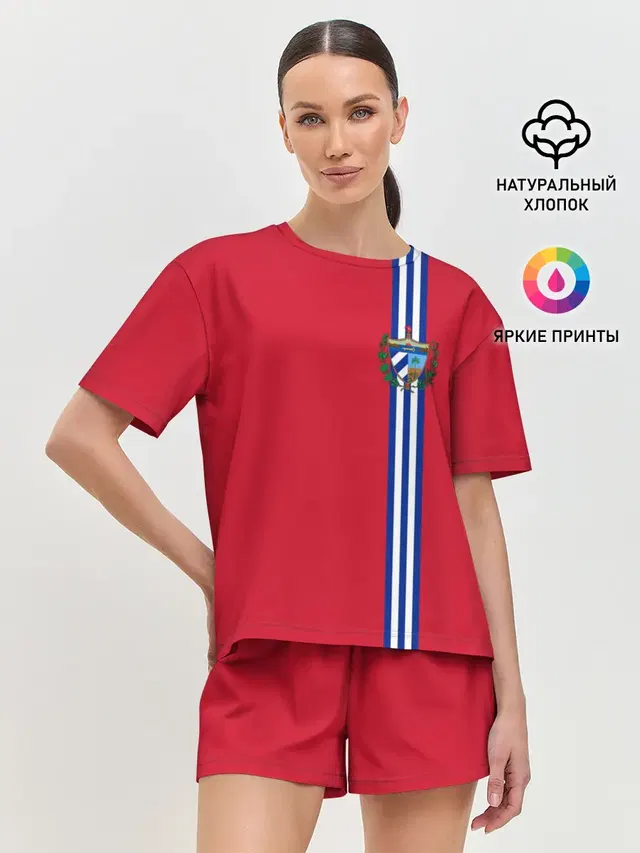 Куба, лента с гербом
