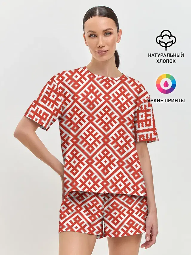 Женская пижама с шортами