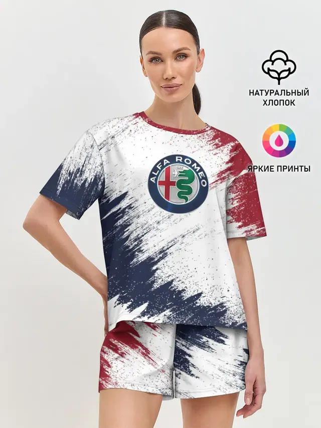 Женская пижама с шортами