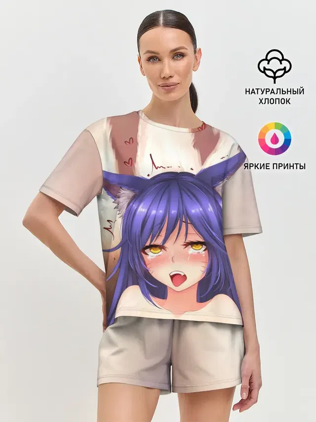Женская пижама с шортами