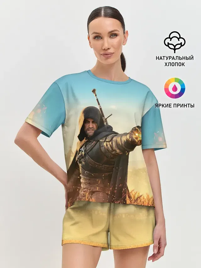 Женская пижама с шортами