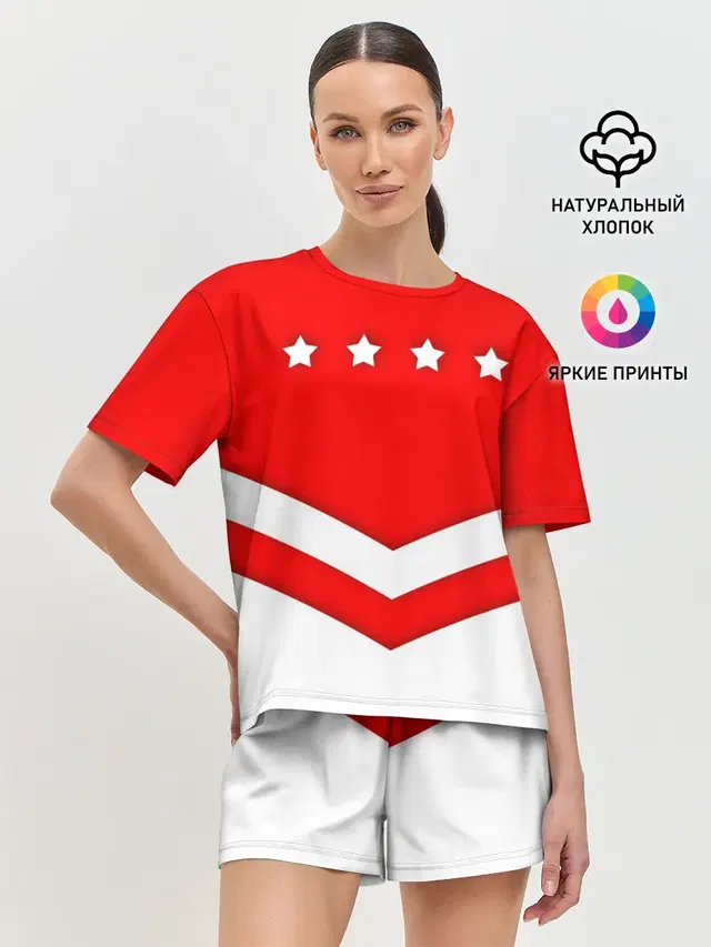 Женская пижама с шортами