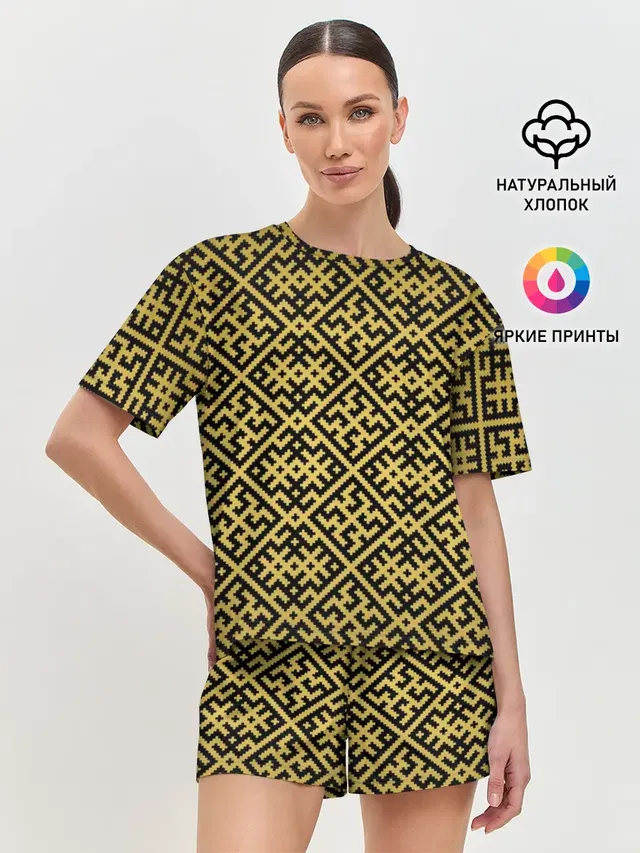 Женская пижама с шортами