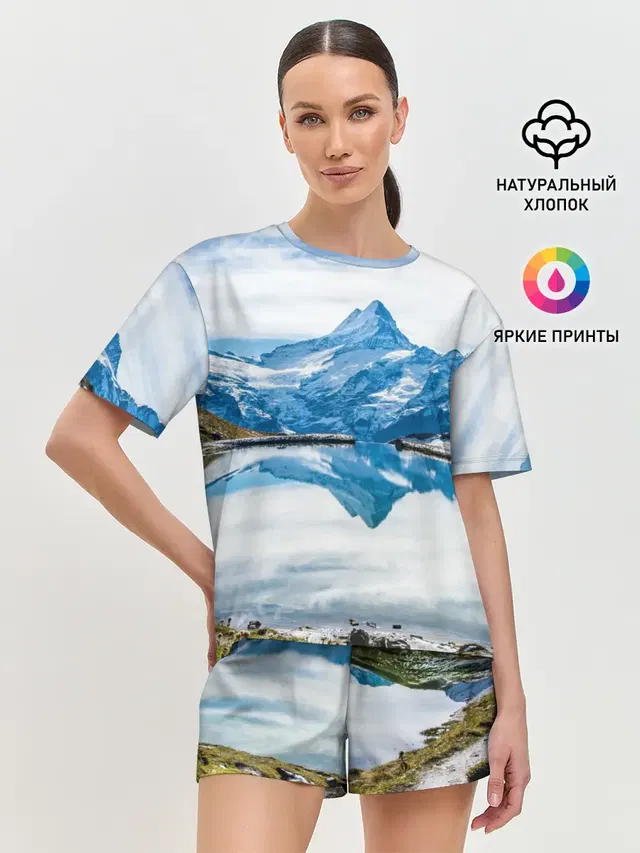 Женская пижама с шортами