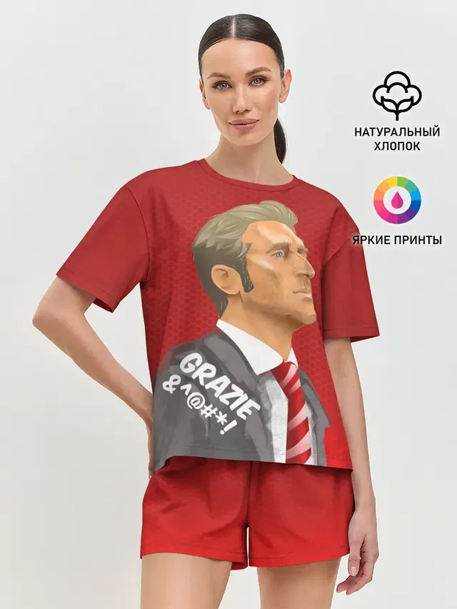 Женская пижама с шортами