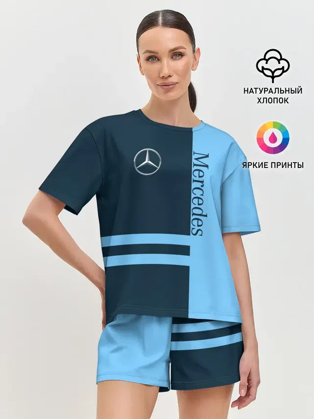 Женская пижама с шортами