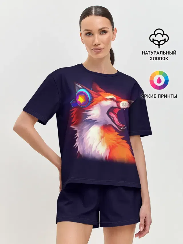 Женская пижама с шортами