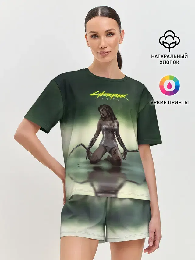 Женская пижама с шортами