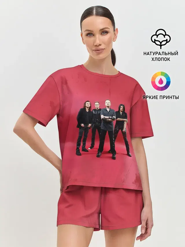 Женская пижама с шортами