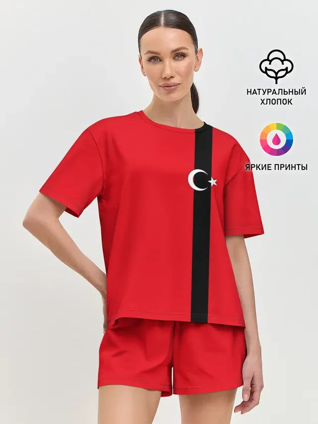 Женская пижама с шортами