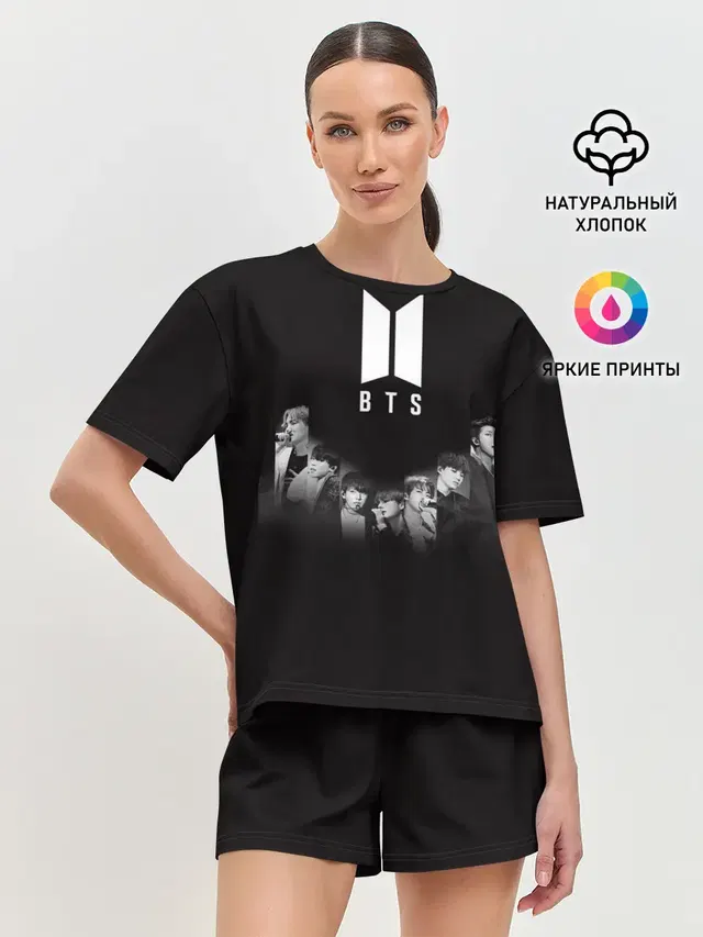 Женская пижама с шортами