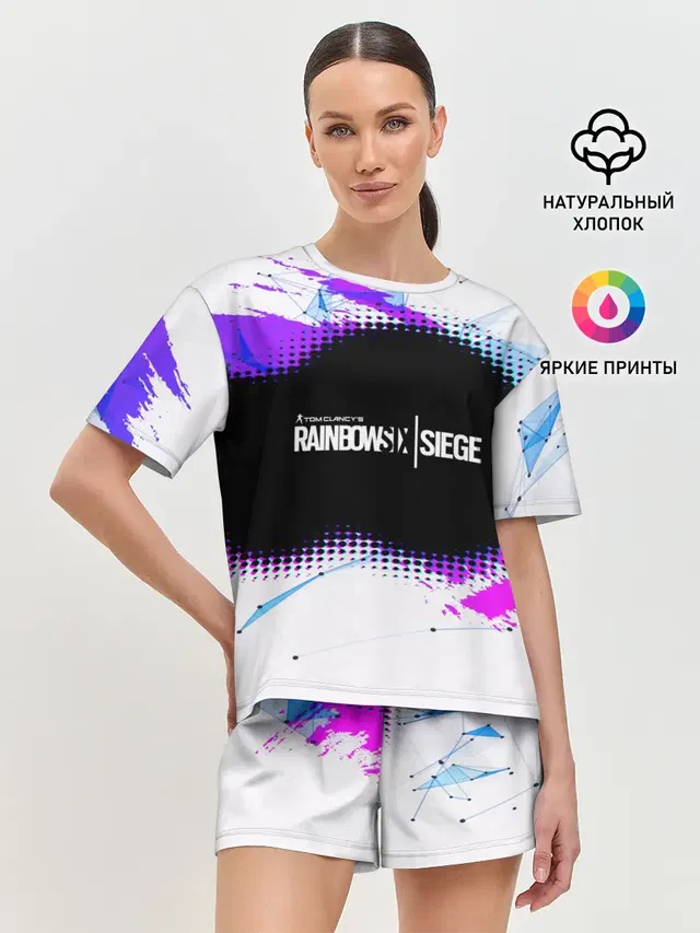 Женская пижама с шортами