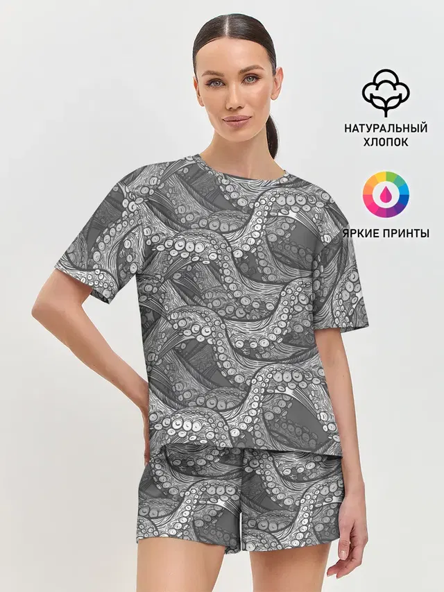 Женская пижама с шортами