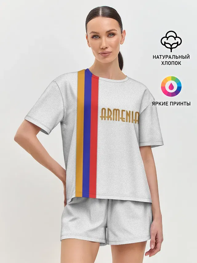 Женская пижама с шортами