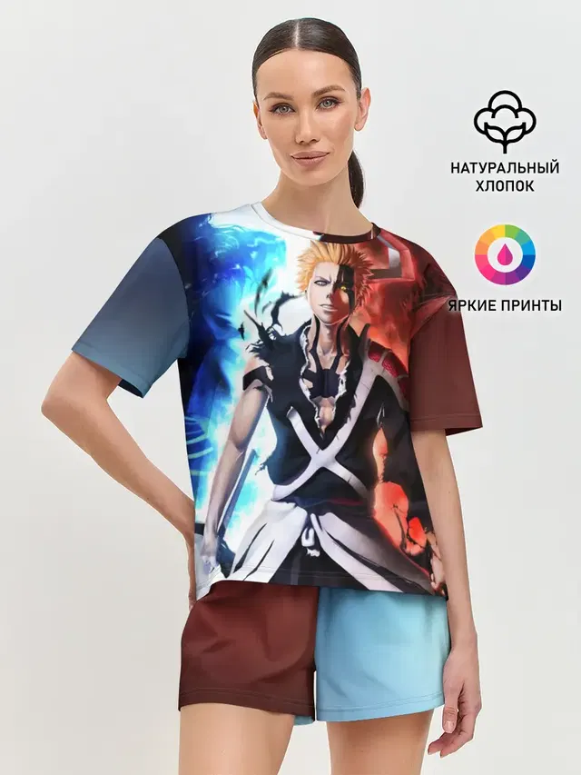 Женская пижама с шортами