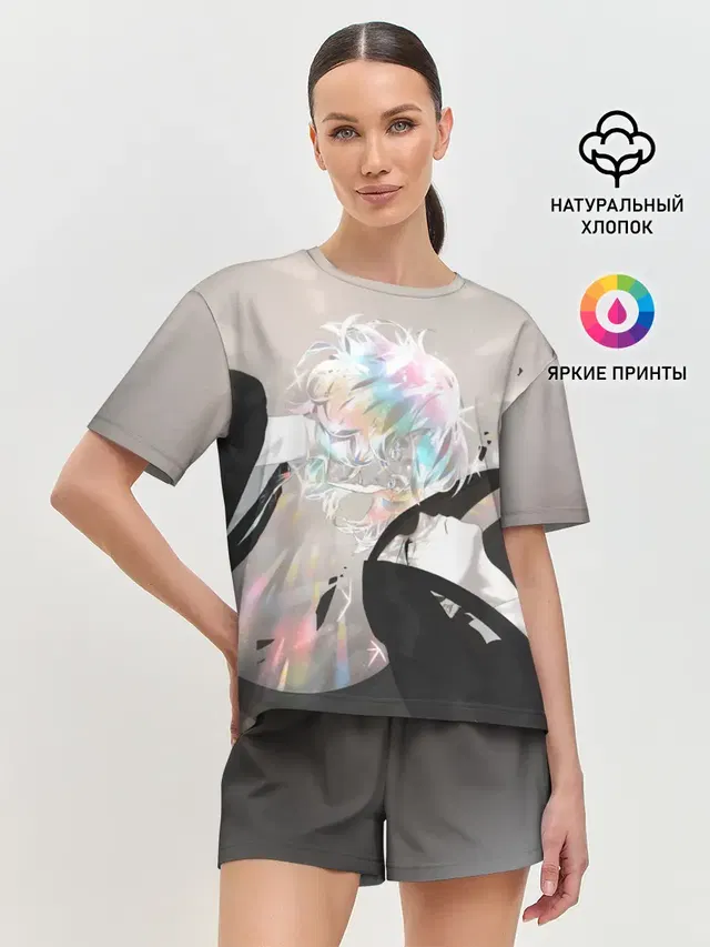 Женская пижама с шортами