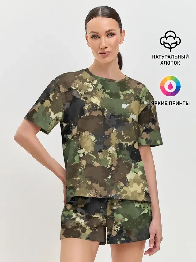 Женская пижама с шортами