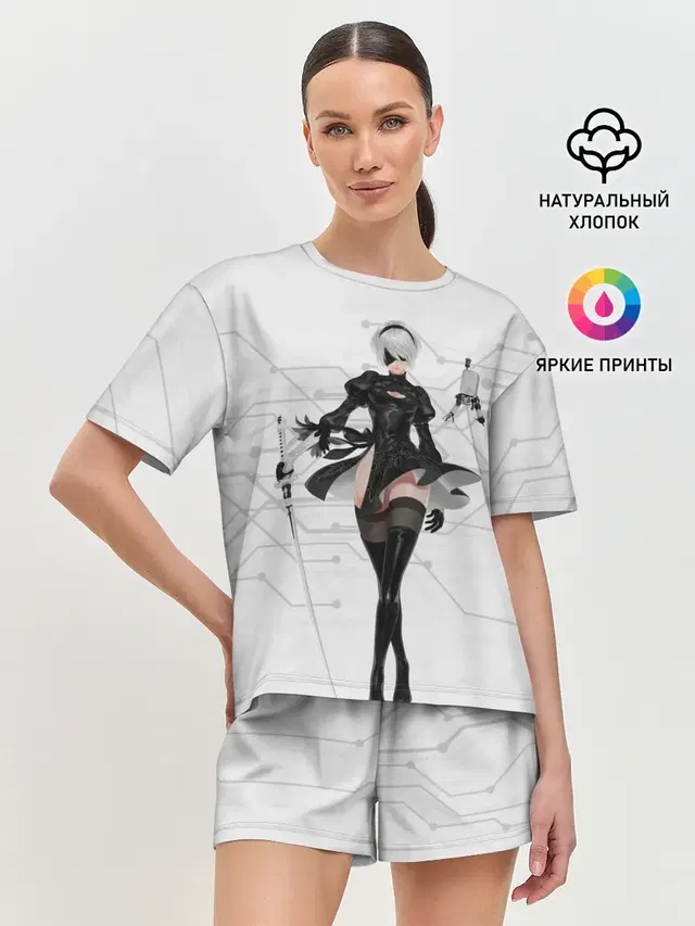 Женская пижама с шортами