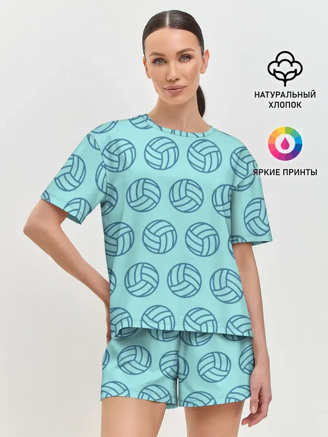 Женская пижама с шортами