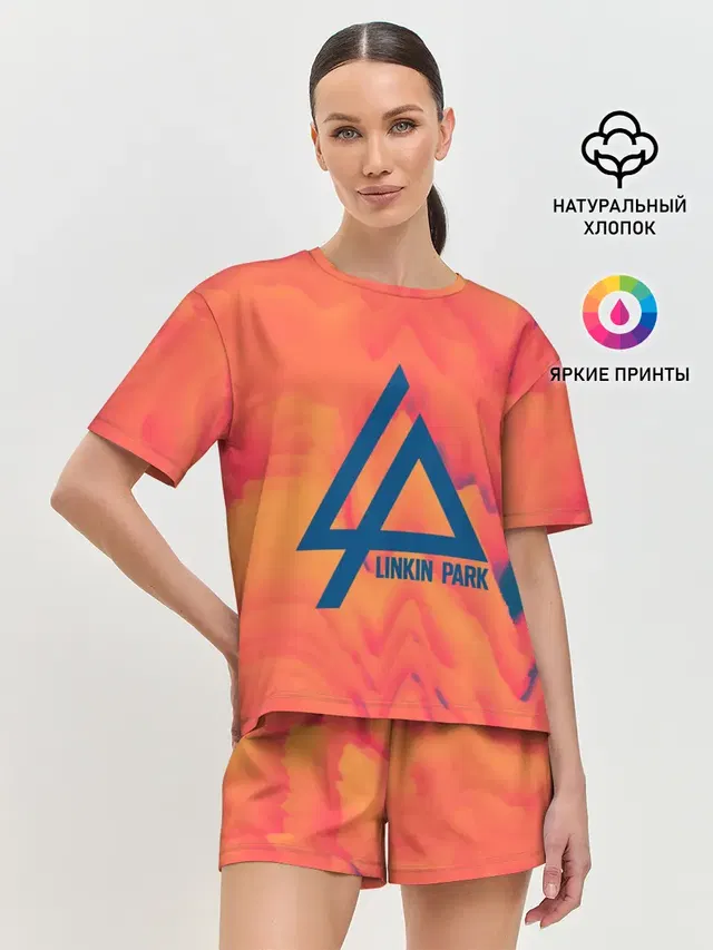 Женская пижама с шортами