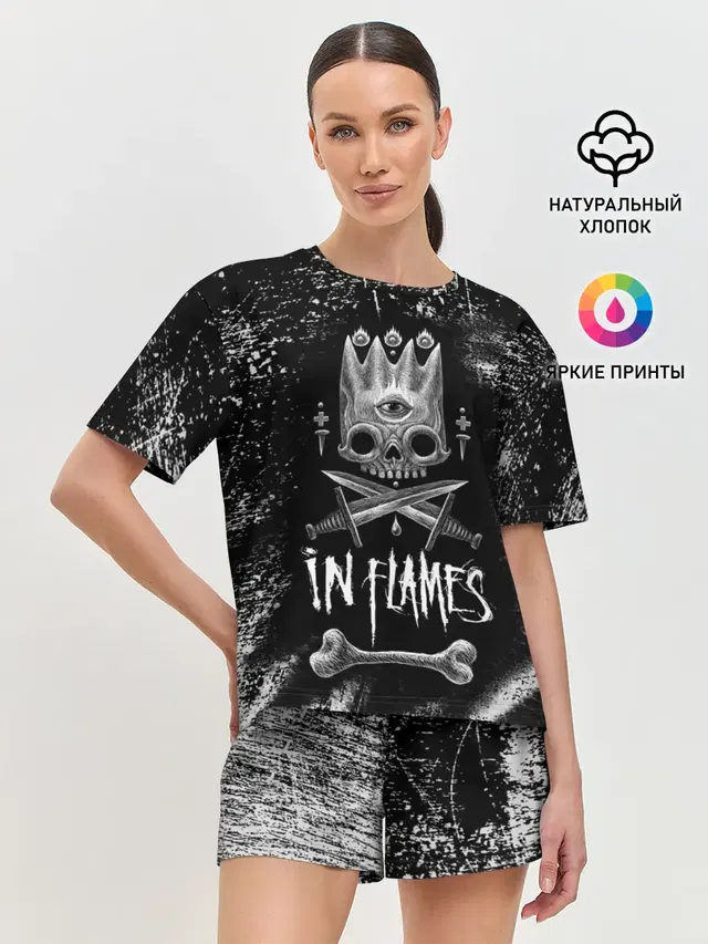 Женская пижама с шортами