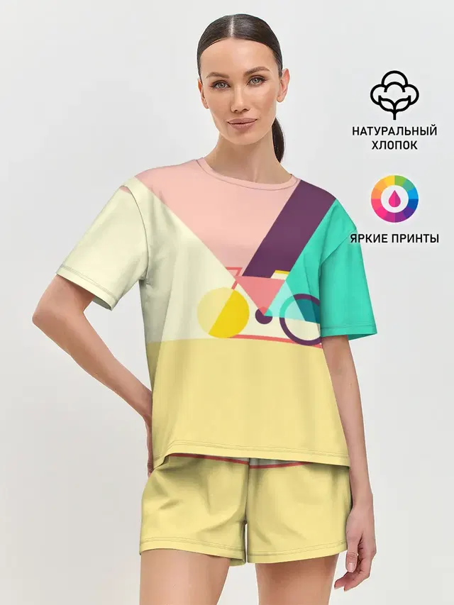 Женская пижама с шортами