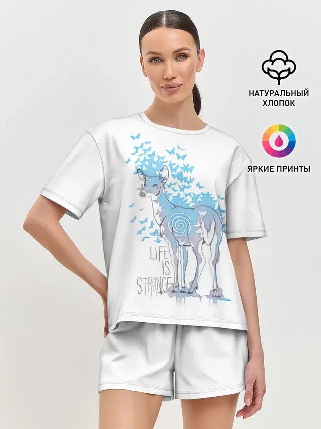 Женская пижама с шортами