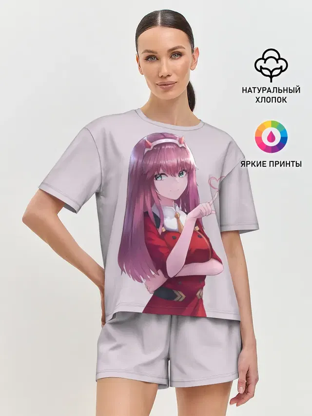 Женская пижама с шортами